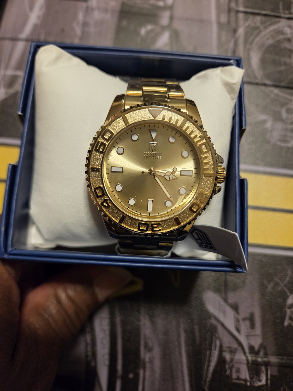Invicta Gold Men’s Bracelet Watch